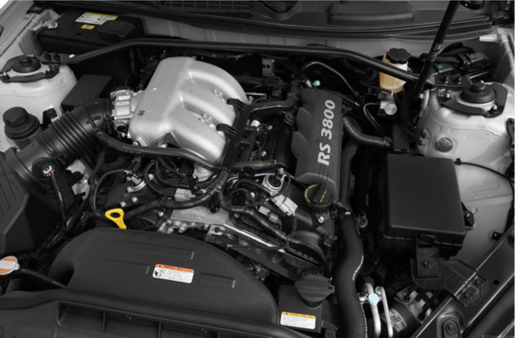 2011 Hyundai Genesis Coupe 3.8 Engine Bay Stock Hyundai